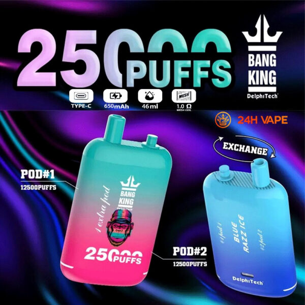 Bang King 25000 puff Disposable Vape 25k Wholeale Poland
