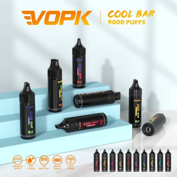 Vopk Cool Bar 9000 Puff Tornado 9k Vente en gros
