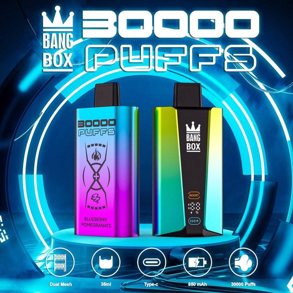 oplaadbare vape kopen Bang Box 30k 30000 Puffs oplaadbare vape met dubbele mesh-spoel