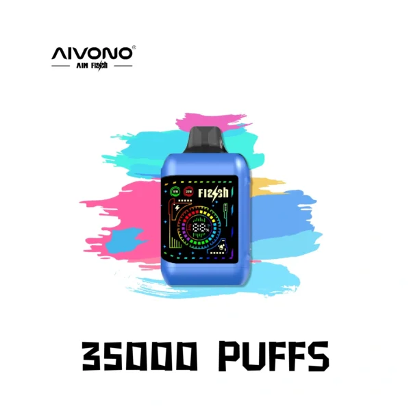 AIVONO AIM FLASH 35K Puffs Blue Razz Ice