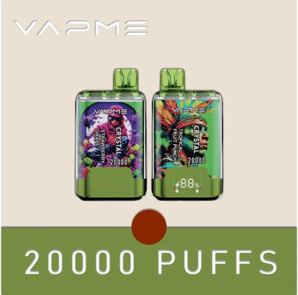 Vapme Crystal 20k Puffs Dual Flavor Pro