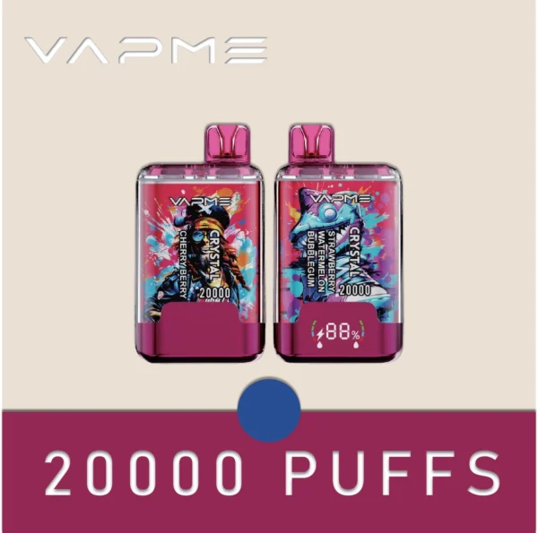 Vapme Crystal 20k Puffs Twin Tank Edition