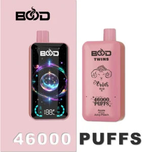 bod twins 46k puff Apple & Soczysta brzoskwinia