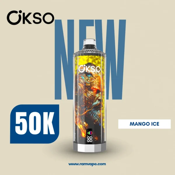 OKSO shisha hookah mega 50k Mango Ice