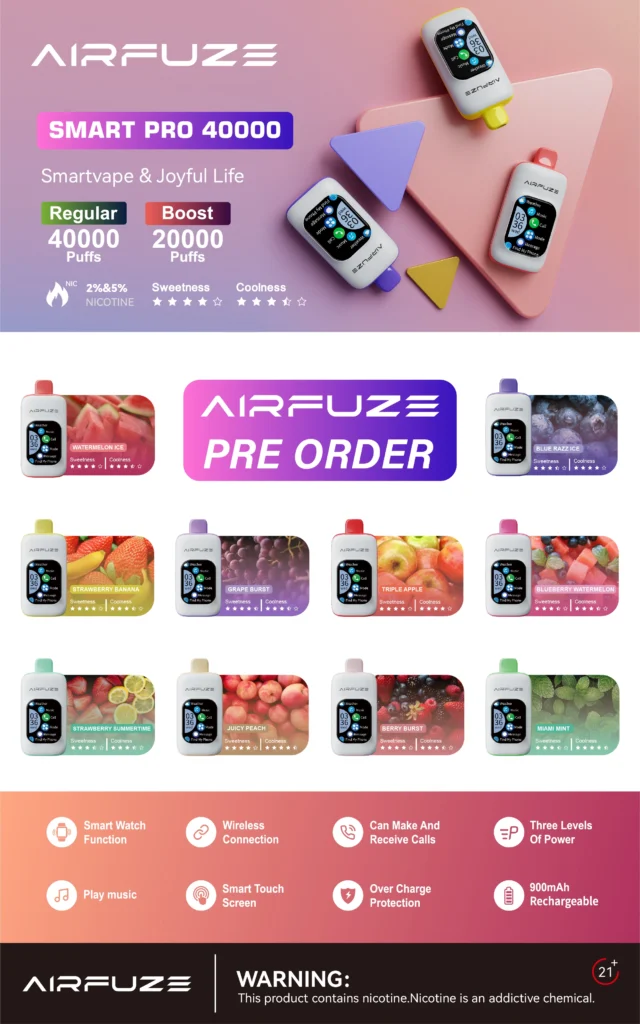 Airfuze Smart Pro 40k Whoesale Vape Screen