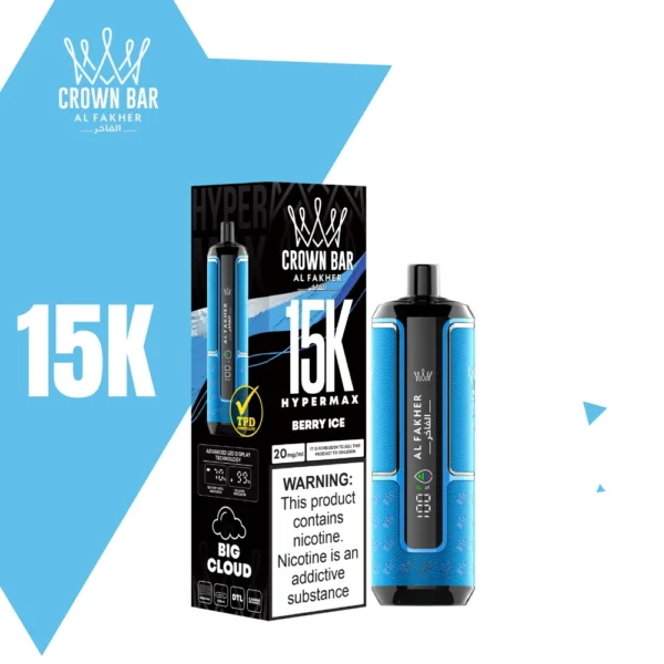 Alfakher 15k Hyper Max Berry Ice