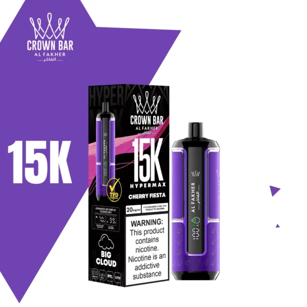 Alfakher 15k Hyper Max Cherry Fiesta