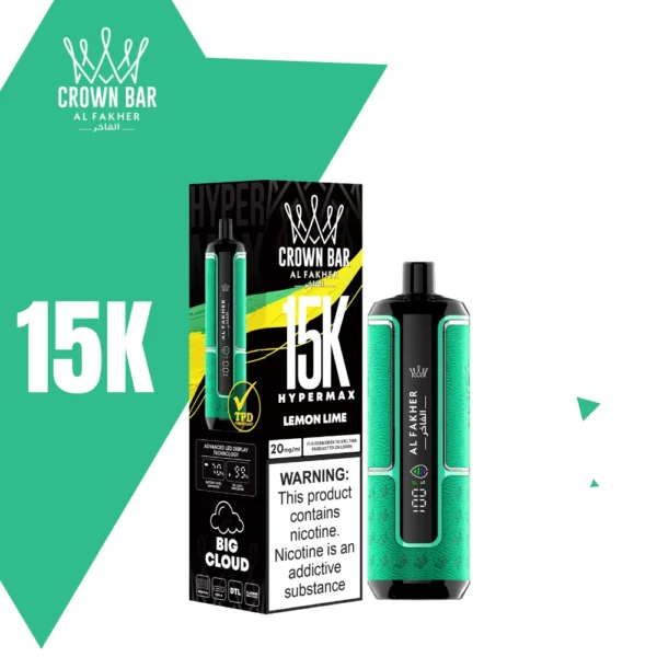 Alfakher 15k Hyper Max Lemon Lime