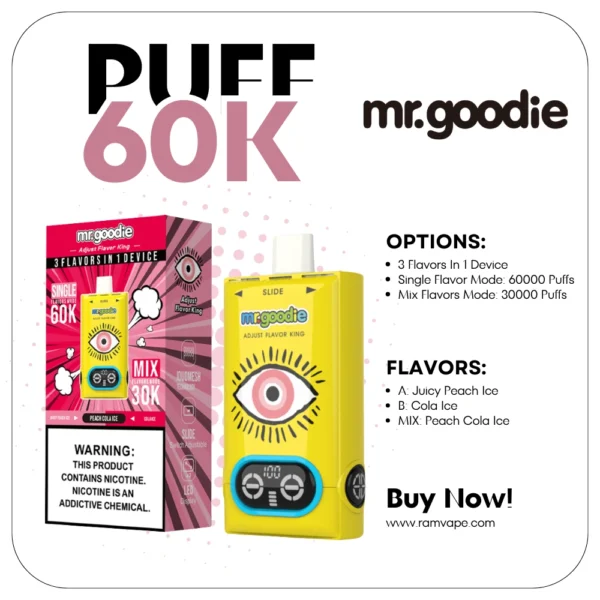 Sr.goodie 60k Peach Cola Ice