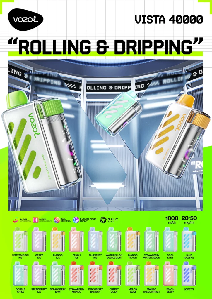 VOZOL VISTA 40K PUFF All Flavors