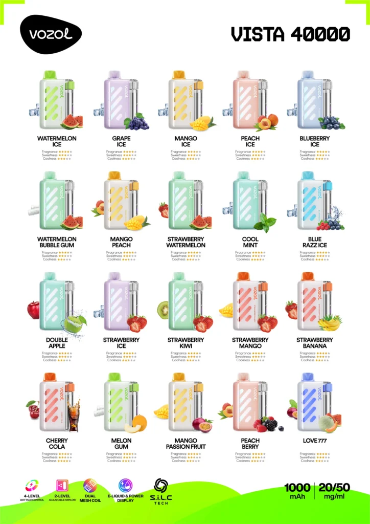 VOZOL VISTA 40K PUFF best choice