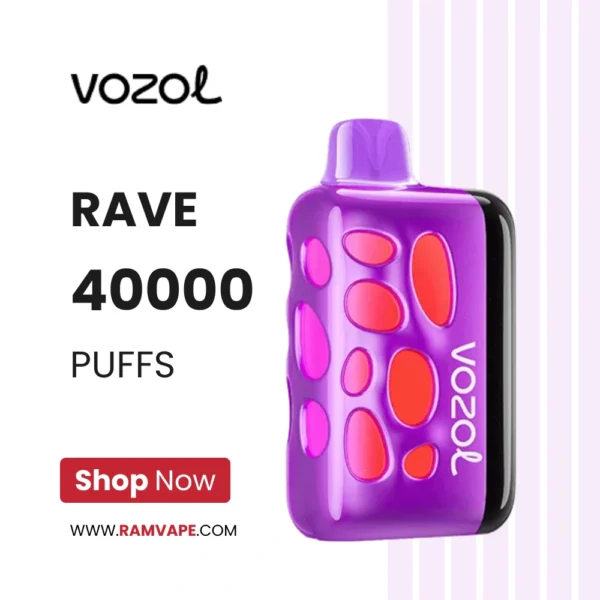 Vozol Rave 40k Grape Ice