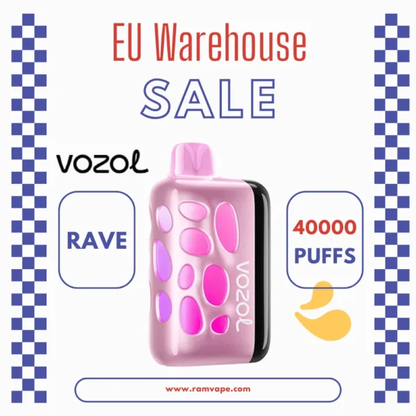 Vozol rave 40k zemeņu ledus ES noliktava ātrs kuģis