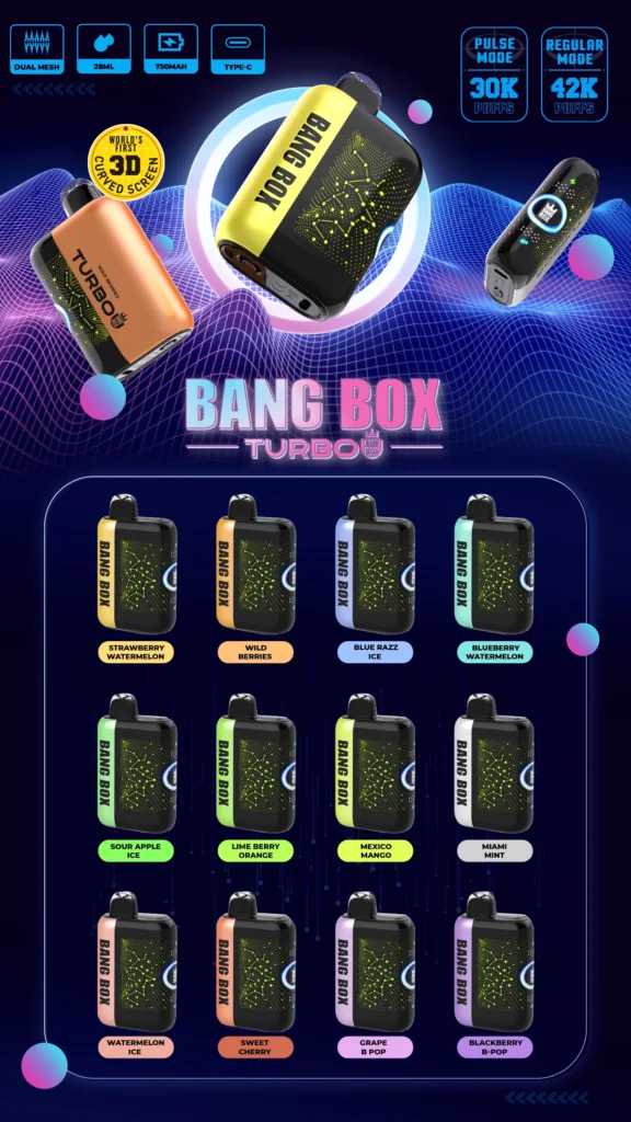 Bang Box Turbo 42000 Puffs Disposable Vape Wholesale