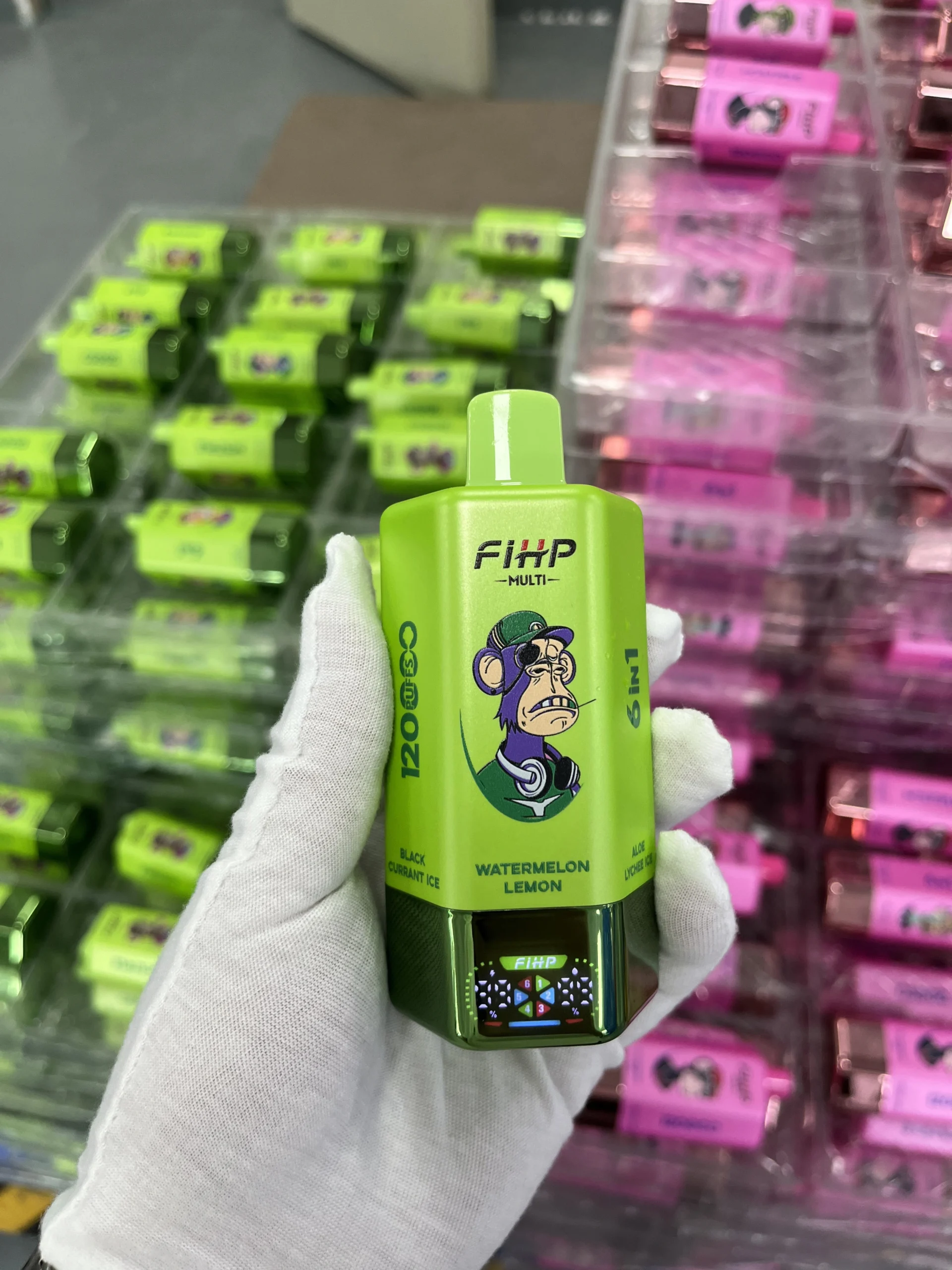 FIHP 120K 6-in-1 Rechargeable Vape Metal Body Type-C Port