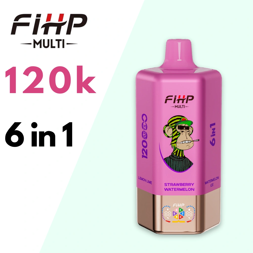 FIHP 6-in-1 Disposable Vape 0.9Ω Mesh Coil 2% 5% Nicotine