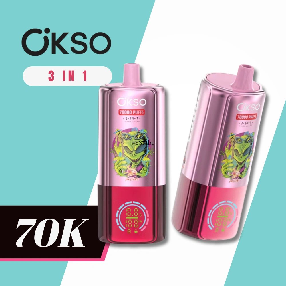OKSO 3em1 Vape Descartável 3 Sabores 70K