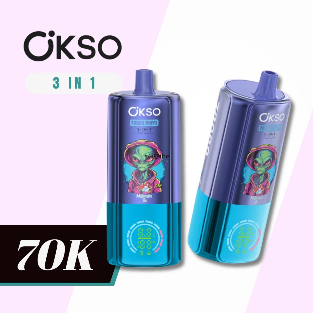 OKSO 3em1 70000 Puffs Bobina Tripla de Malha