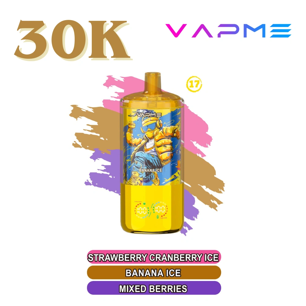 Vapme Crystal 30K Puffs Vape Device for Europe Wholesale and Retail Market