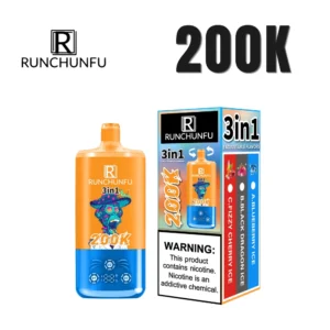 Runchunfu 200k Puffs Triple Flavor Disposable Vape Wholesale Packaging