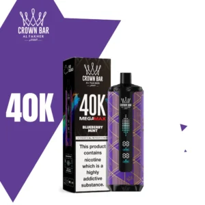 AL Fakher Mega Max 40K wegwerp vape met mesh coil, 40.000 puffs, smaak