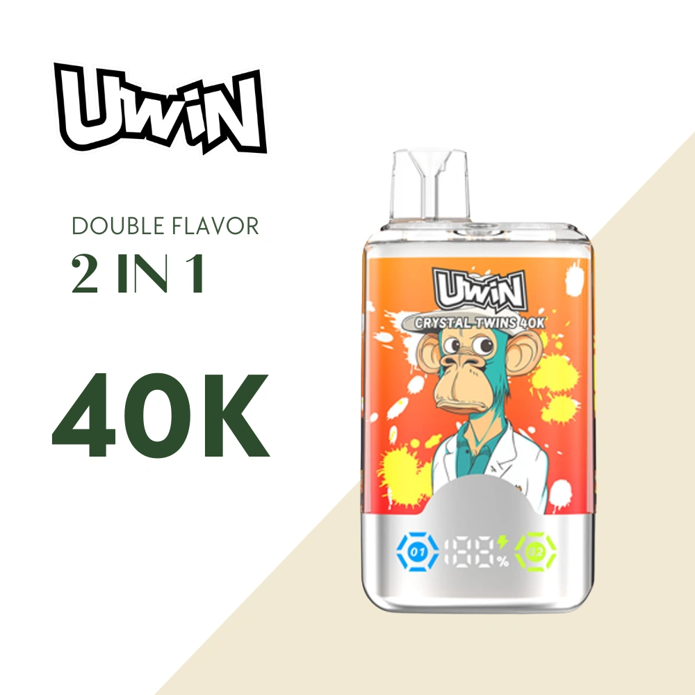 Uwin Crystal Twins 40K 30ml grote capaciteit wegwerp vape langdurig gebruik
