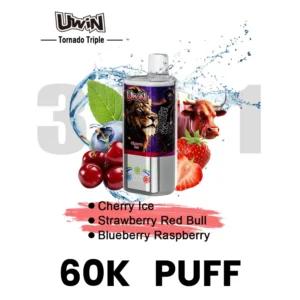 Uwin Tornado Triple 60K disposable vape triple flavour wholesale