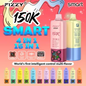 Fizzy Smart 150K disposable vape wholesale 150000 puffs 15 in 1 smart control