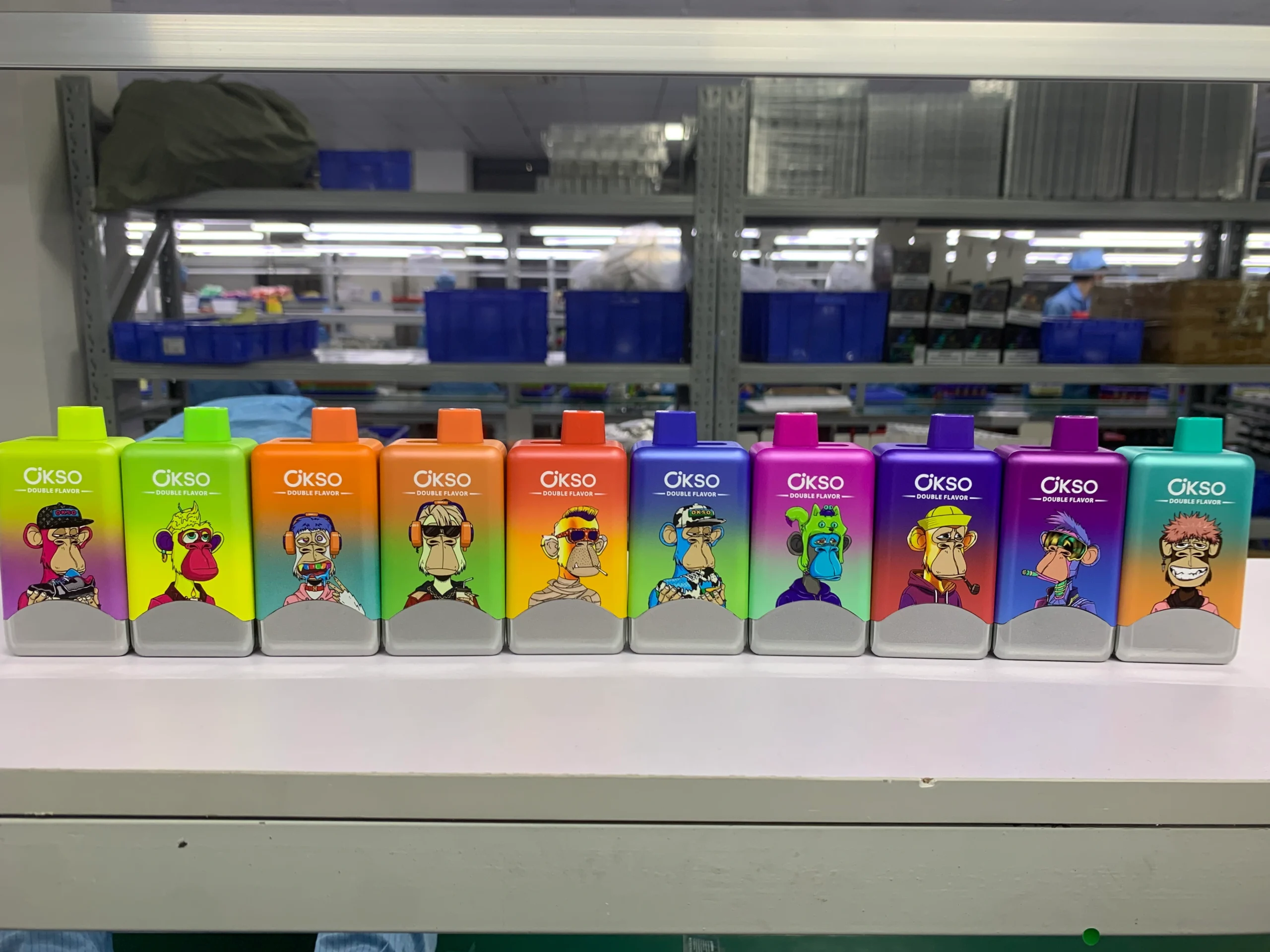 OKSO Double Flavor 60K vapes in stock, China warehouse wholesale lineup