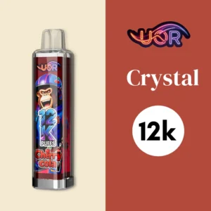 UOR Crystal 12K disposable vape, Cherry Cola flavor for wholesale orders