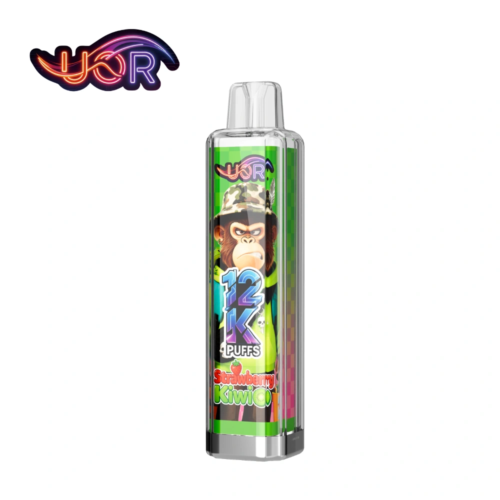 UOR Crystal 12K disposable vape, Strawberry Kiwi flavor for wholesale orders