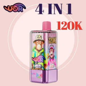 uor-120k-4-w-1-smak arbuz lód & Mięta jagodowa & Fuji jabłko lód & Lime Romance