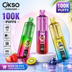 OKSO Tornado 100K disposable vape China warehouse wholesale main image