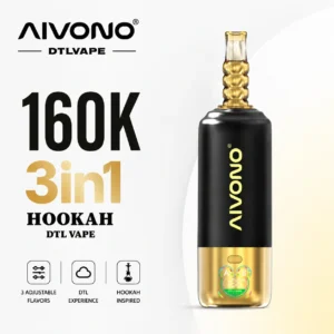 AIVONO DTL 160K 3 in 1 hookah disposable vape