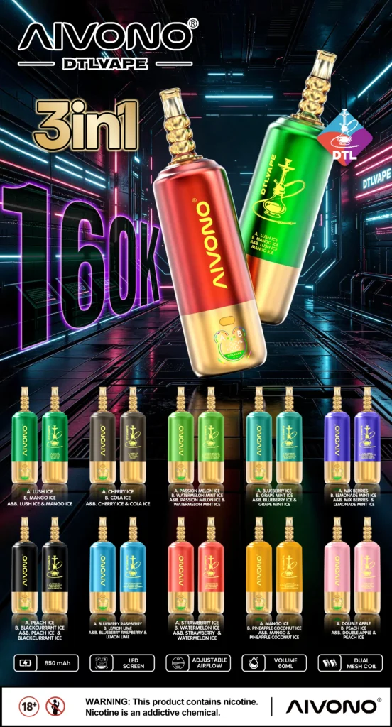 AIVONO DTL 160K flavours and product features