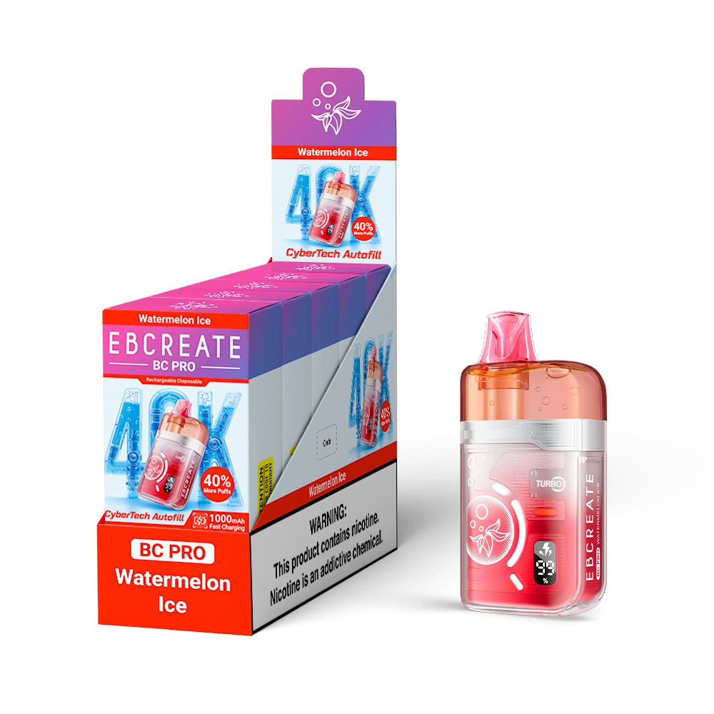 EBCREATE BC PRO 40K Watermelon Ice flavor vape wholesale pack