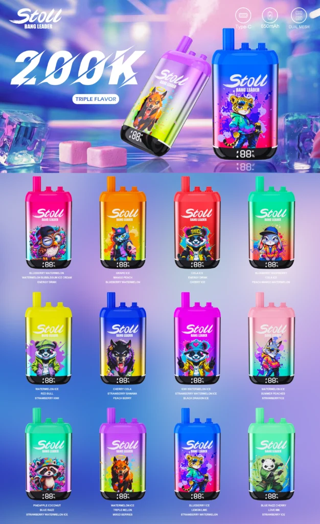 Bang Leader Stoll 200K triple flavor disposable vape