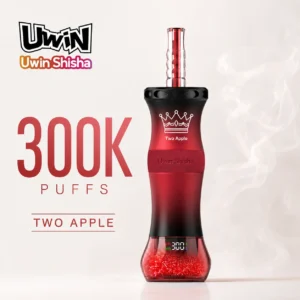 Uwin Shisha 300K disposable shisha vape in Two Apple flavor
