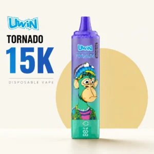 Uwin Tornado 15K disposable vape in Blueberry On Ice flavor