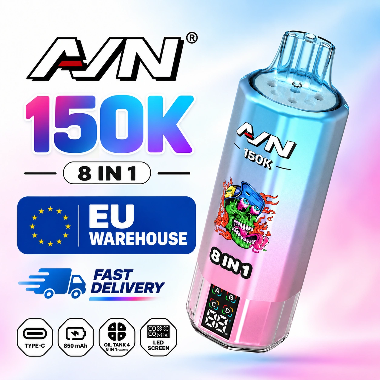 AIM AVN 8-in-1 150K vape available from EU warehouse