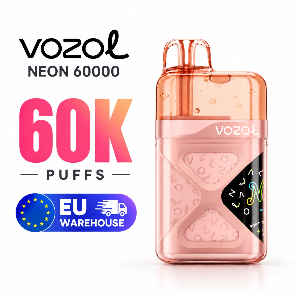 VOZOL Neon 60000 vienreizlietojamais vape pieejams vairumtirdzniecībai ES noliktavā