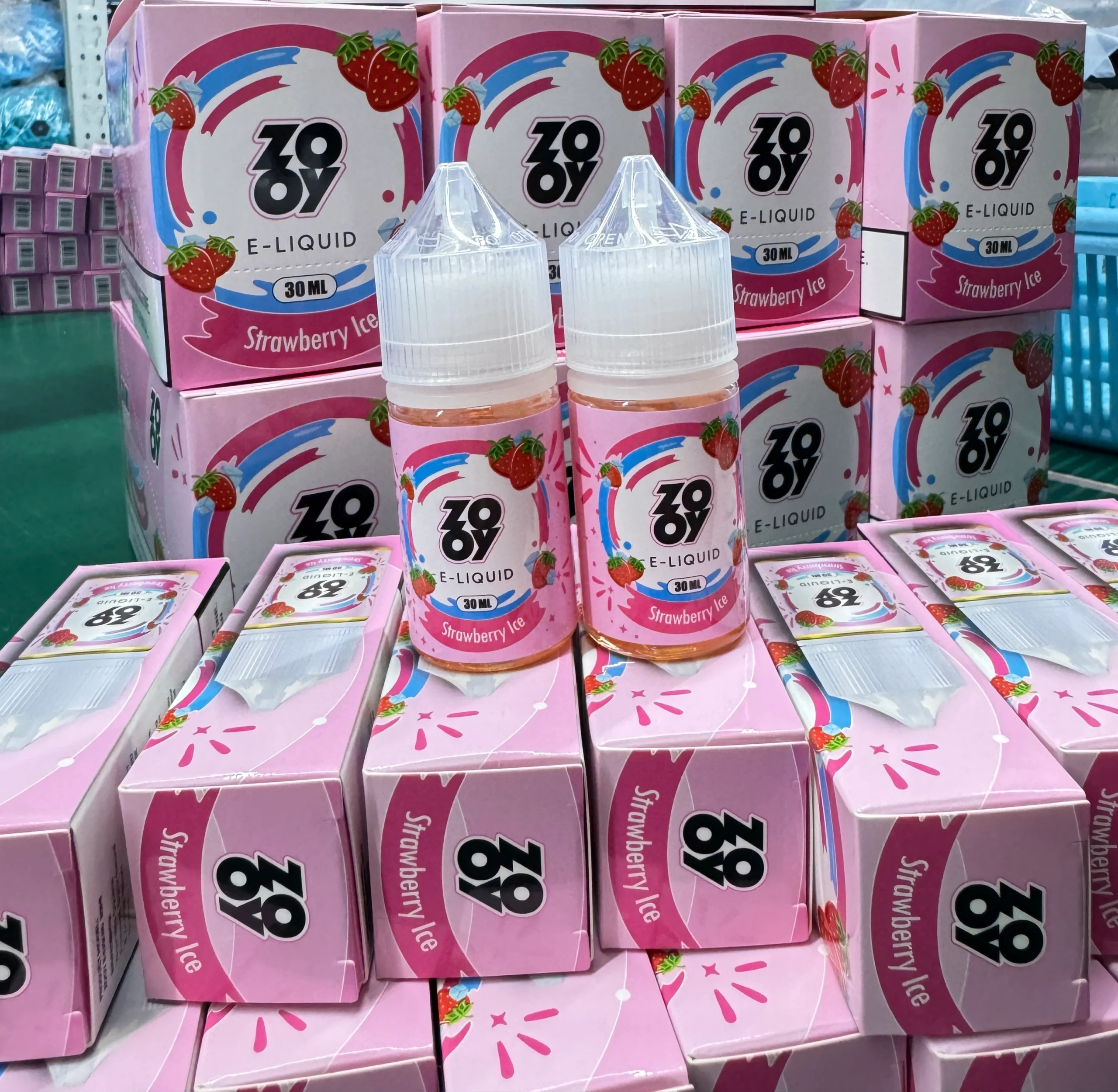 ZOOY E-Liquid 30ML Strawberry Ice wholesale stock for EU warehouse